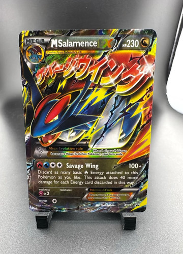 XY M Salamence EX Holo Black Star Promo FA #XY171