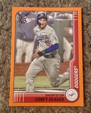 2021 Topps Big League - Veterans & Rookies Corey Seager #97 Orange - LA DODGERS