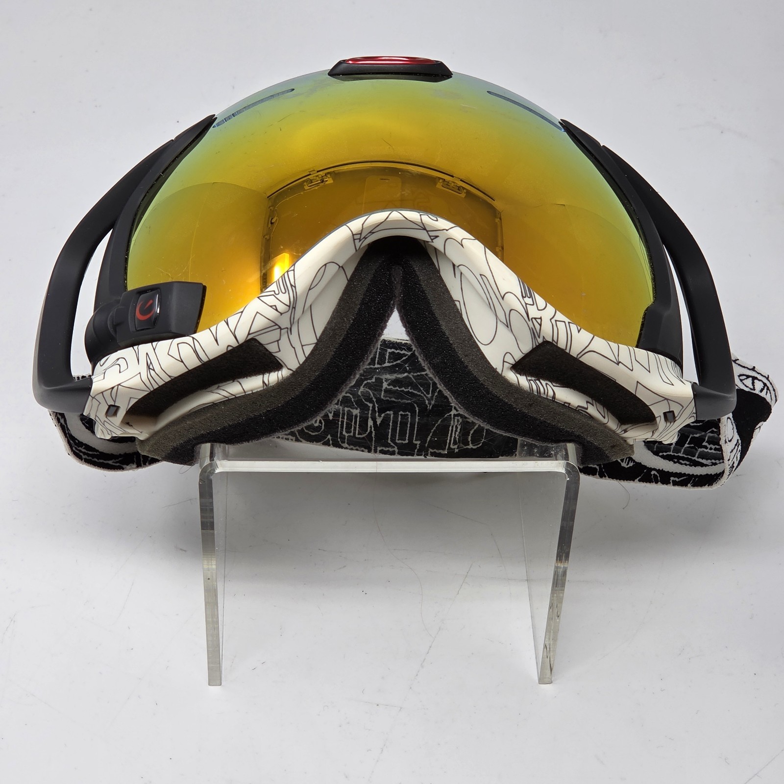 Oakley Airwave 1.5 Hyperdrive Fire Iridium Ski Snow Goggles 