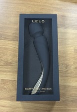Masajeador de varita personal mediano LELO Smart Wand 2 NUEVO SELLADO impermeable negro dorado