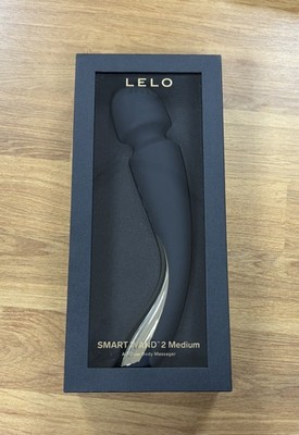 LELO Smart Wand 2 Medium Personal Wand Massager NEW SEALED Waterproof Black Gold