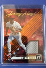 2024 Panini Donruss - Jersey Kings Masyn Winn #JK-MW Orange Ice (MEM, RC)