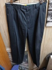 Vintage Duck Head Pants Mens 38x30 Fits 36x29 Black Chino Style Southern He