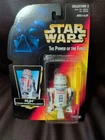 STAR WARS POWER OF THE FORCE POTF R5-D4 ACTION FIGURE RED CARD KENNER 1996