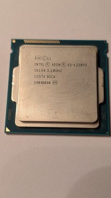 Intel Xeon Processor E3-1220 V3 3.10GHz 8MB SmartCache LGA1150 SR154