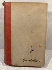 Groucho and Me by Groucho Marx 2nd Printing 1959 Hardcover Vintage