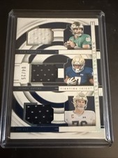 2024 National Treasures Sam Hartman Joe Alt Audric Estime 3 Patch Silver 4/25