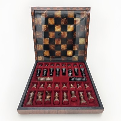 Chiellini Chess and Checker Combined Set