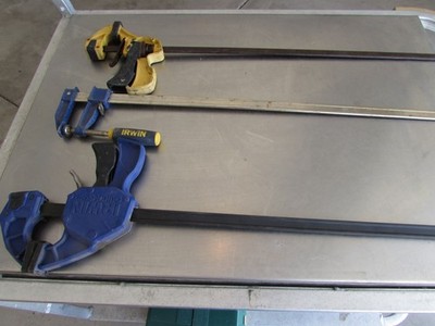Set of 2 Irwin 36'' Quick-Grip Bar Clamp &  1 Irwin 36'' bar clamp