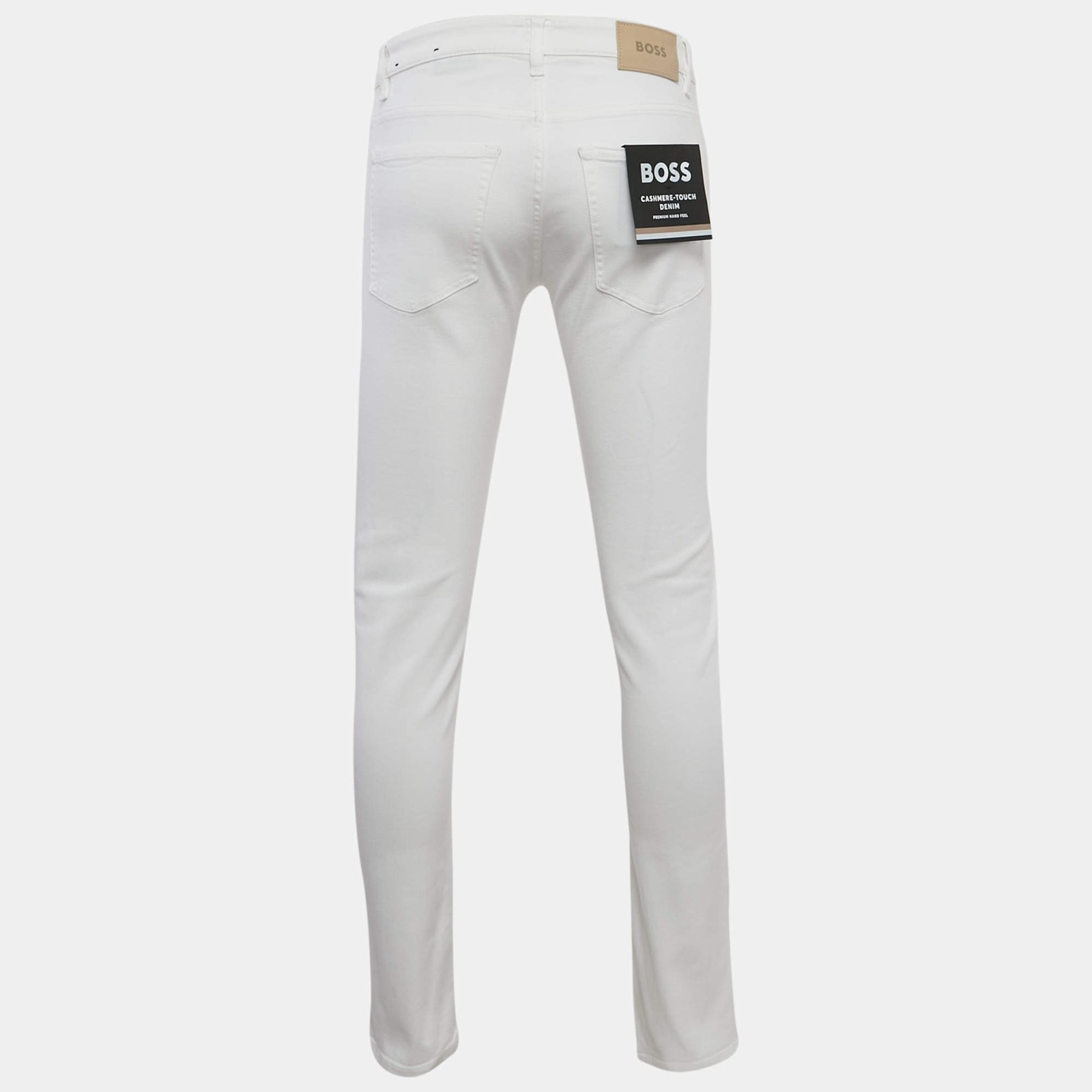 Boss By Hugo Boss White Denim Delaware Slim Jeans MWaist 31 thumbnail 2