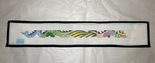 Chinese Dragon Rainbow Serpent Handpainted Needlepoint Canvas E127S / 18 mesh