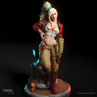 1/10 1/6 1/8 Gemma Notpainted Fantasy female FIGURINE 3D Printer 2025 Torrida