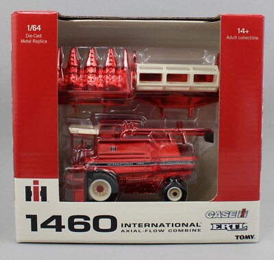 2025 ERTL 1:64 CASE IH *INTERNATIONAL HARVESTER* 1460 Combine *RED CHROME CHASE*