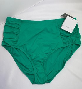 La Blanca High Waist Bikini Bottoms Island Goddess 18W Green Tummy Control NWT | eBay