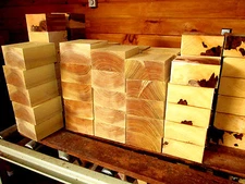 SALE!!!! EIGHT (8) KILN DRIED MAPLE BOWL BLANKS TURNING BLOCKS WOOD 5"x5"x3"