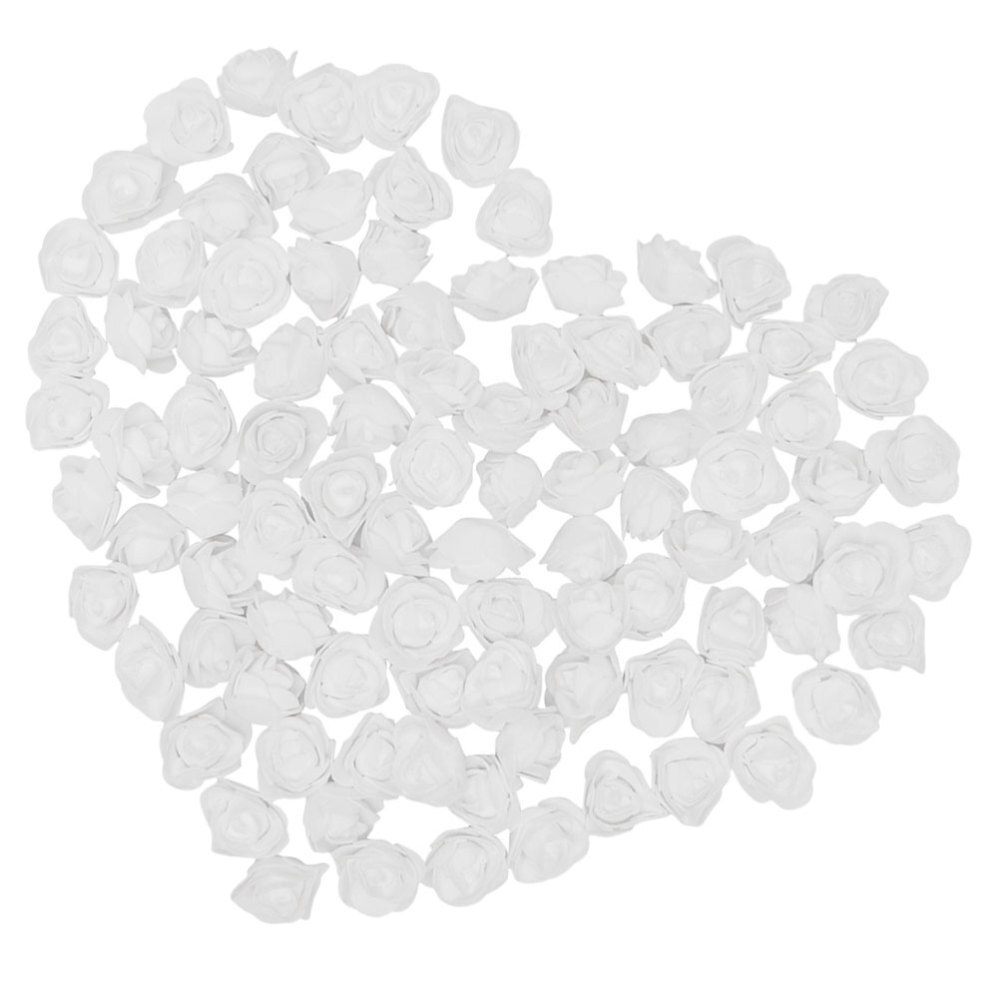 50pcs Artificial Rose Flower Head Fake Foam Flower Faux Flower Wedding