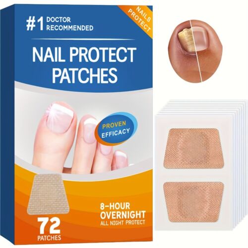 Toenail Patches Portable Mini Nail Repair Strips Nighttime Renewal Nails Sticker