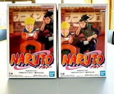 NARUTO Naruto Uzumaki Iruka Umino at Ichiraku Ramen Figure Set 2 BANPRESTO