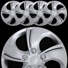 4 fit Honda Civic 2001-2015 Snap on 15" Hub Caps Full Wheel Covers Steel Wheels