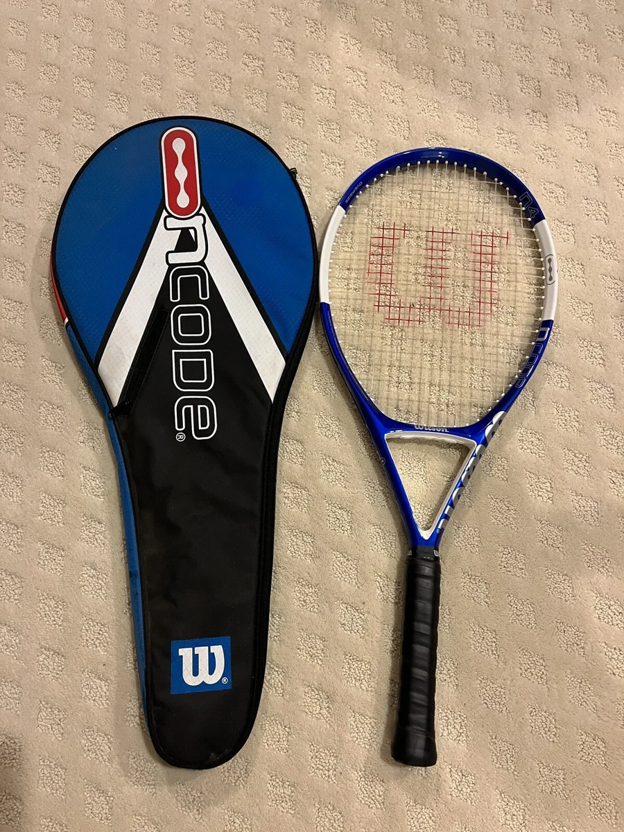 Wilson NCode N4 Oversize Tennis Racquet 4 1/4 Grip with Cover