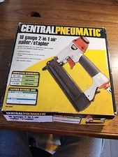 Central Pneumatic 18 Gauge 2-in-1 Air Nailer/Stapler Tool 68019 - Excellent