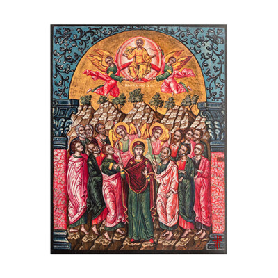 Himmelfahrt 18. Jahrhundert griechisch-orthodox byzantinische Ikone PN: ASCENS