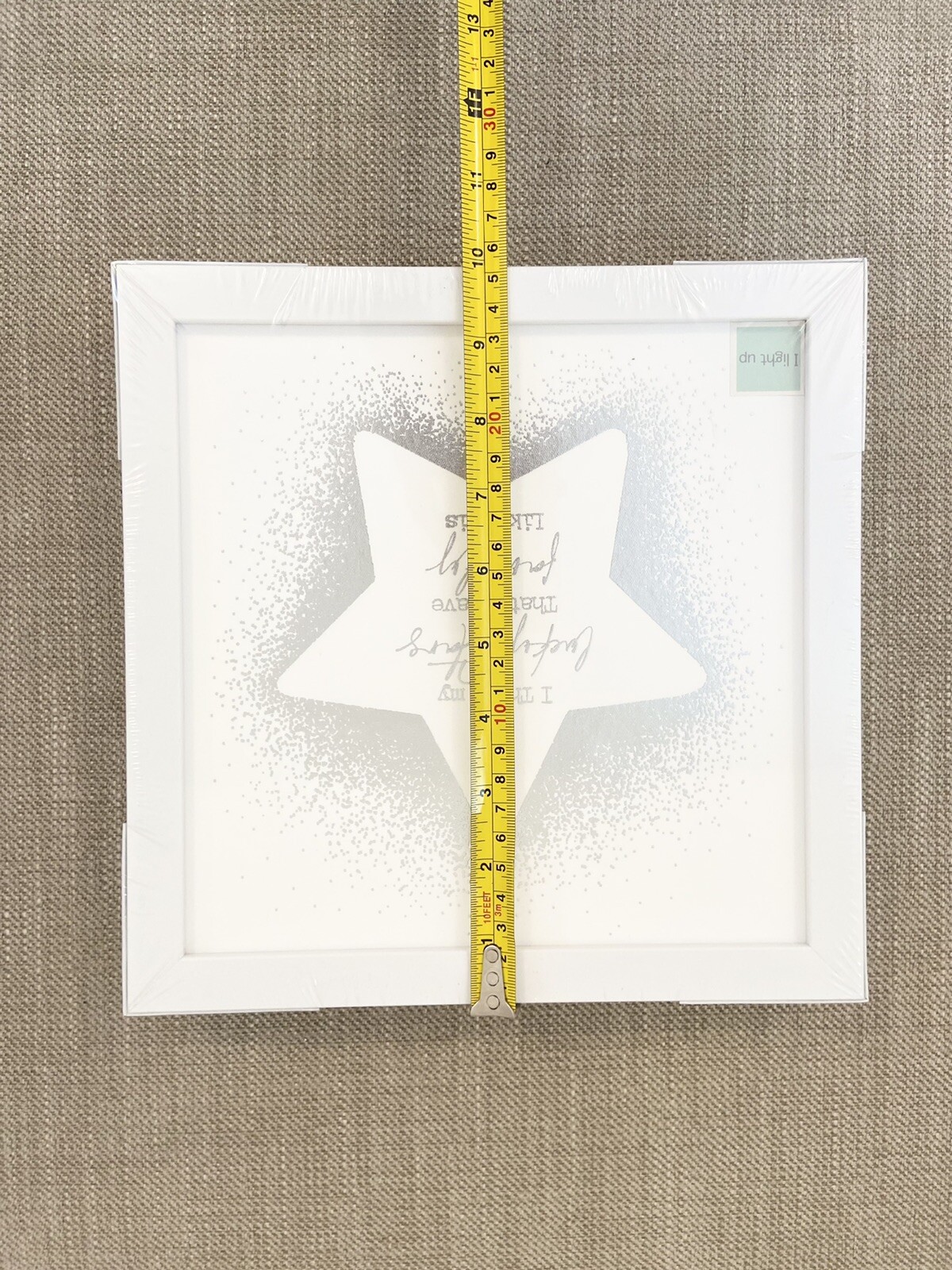 Next Star Light Up Framed Wall Art/home Office Nursery Wall Canvas