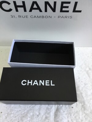 Chanel Karton/Box/ Schachtel für Brille in schwarz