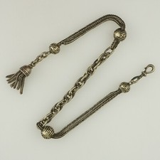 RARE Antique Silver Chain Pocket Watch for Men's fusee repeater tourbillon RAR