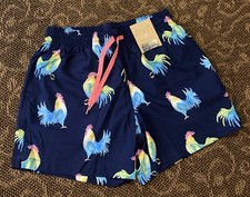 NWT Men  s Chubbies The Fowl Plays Classic 5.5 Inch Inseam Swim Trunks Size Small