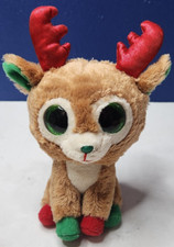 Ty Beanie Boos Alpine the Reindeer 6" Glitter Eyes  No Tag VGC