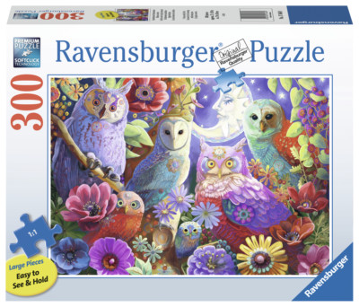 RAVENSBURGER PUZZLE*300 TEILE LARGE*NIGHT OWL HOOT*RARITÄT*NEU+OVP