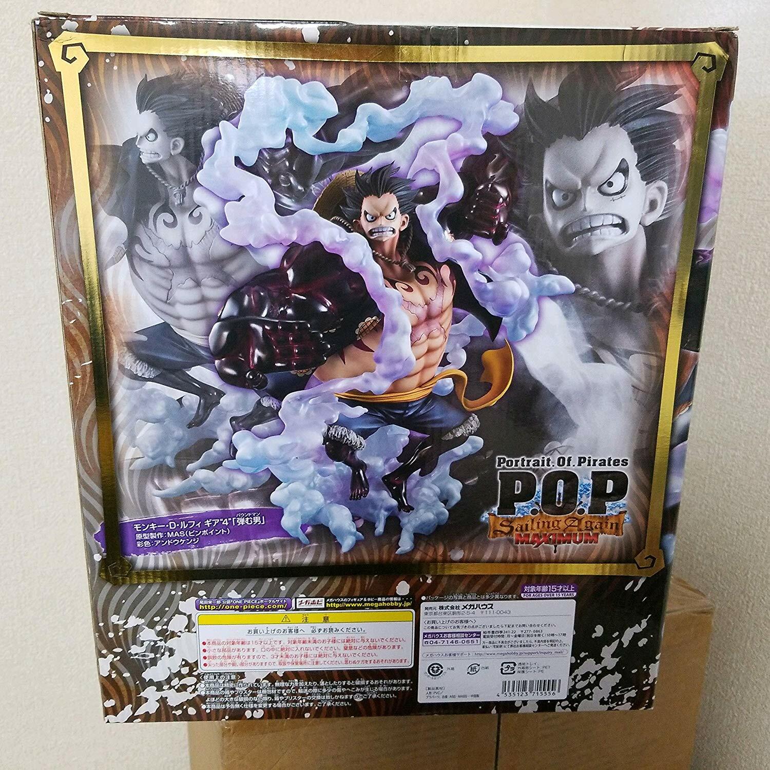 Megahouse Monkey D Luffy Gear 4 Bouncy Man Pop Sa Maximum Manga For Sale Online Ebay