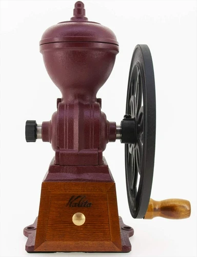 Kalita Coffee Mill Hand Vertical Grinding Classic Design Hand-ground Red N 42137 - Picture 9 of 13