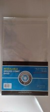 100 CSP Resealable Graded Comic Book Bags 2 mil NIP 9"x14" w/ 1 1/2" flap