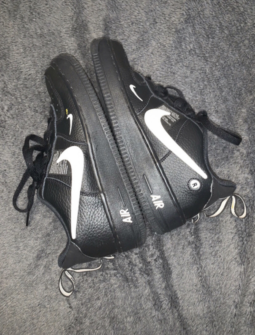 Junior Size UK 5.5 Nike Air Force 1 LV8 Low Utility Black | eBay