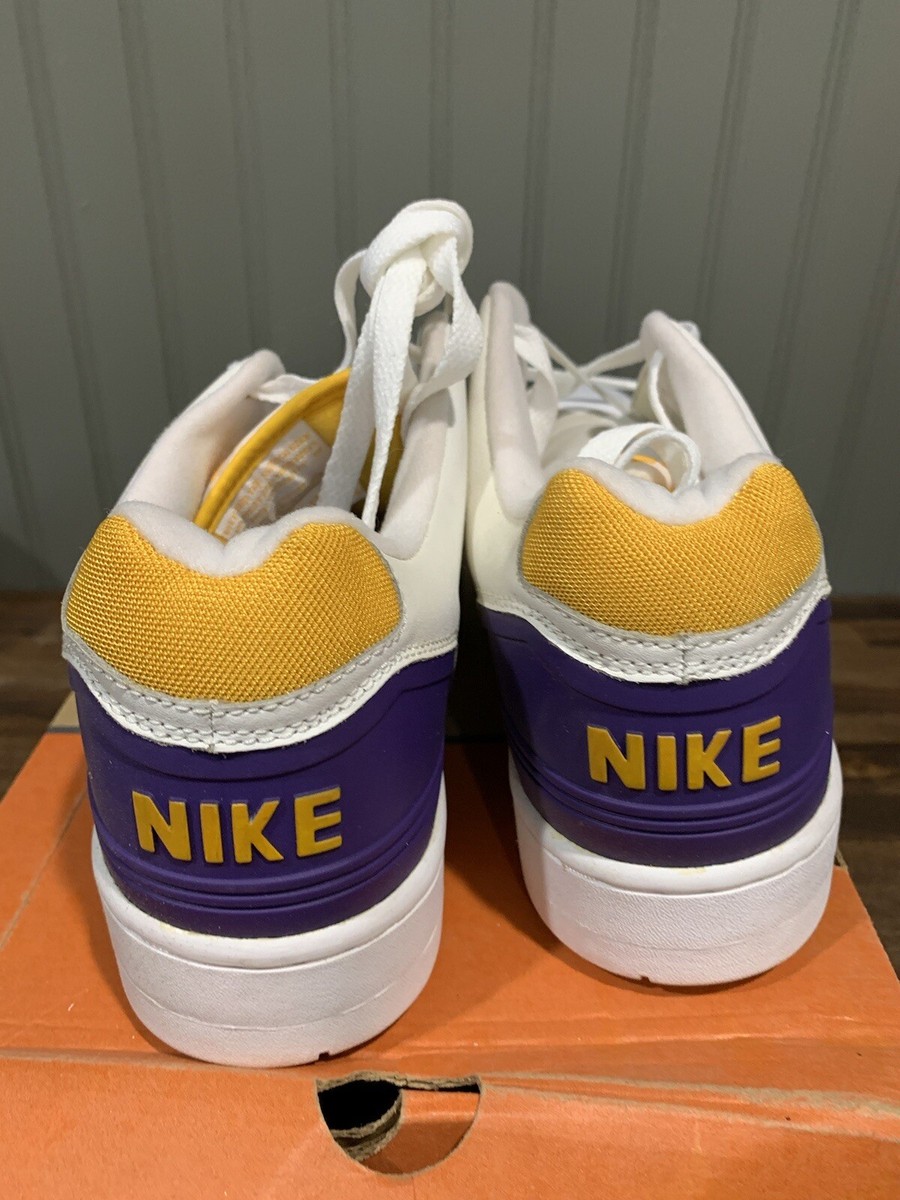 Size 10 - Nike Air Force 2 Low Los Angeles Lakers for sale online 