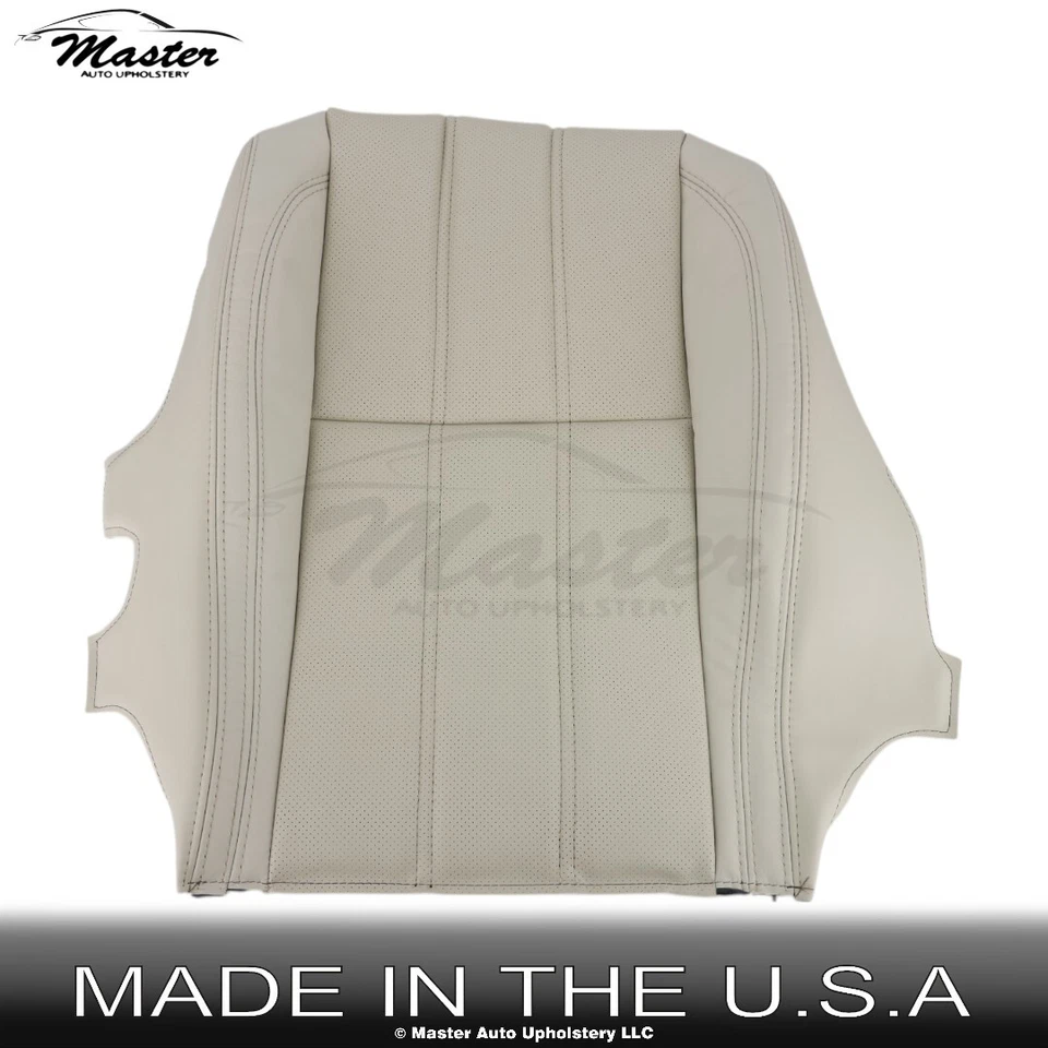 Fits 2013-2017 Land Rover Range Rover Driver Bottom Ivory Seat Cover Replacement - Image 3 of 4