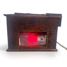 Antique Kodak Wood Contact Printer 4x6 Light Box Darkroom