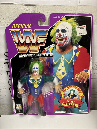 WWF DOINK THE CLOWN Series 9 Wrestling Figure HASB...