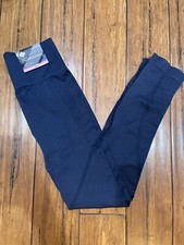 Member's Mark Seamless Full Active Leggings Small Navy