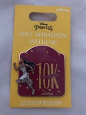 Run Disney princesses half marathon weekend 10k Pocahontis Limited release pin 