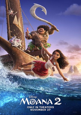 Moana 2 (2024) Cartel de la película PÓSTER #437