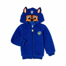 NWT Paw Patrol Chase Toddler Boy Girl Costume Hoodie Jacket 4T Dog Puppy Police
