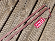 CWD Supple 5/8" Brown Leather Gouge Reins - Size 3 (Full) - NEW!