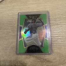 2022 Panini Select - Premier Level Neon Green Prizm #197 German Marquez /99