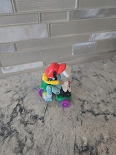 Wakko Animaniacs Toy 1993 On Trike Upside Down Warner Bros McDonald's, preowned