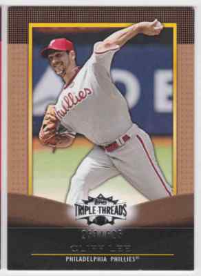 2011 TOPPS TRIPLE THREADS SEPIA CLIFF LEE 253/625 PHILADELPHIA PHILLIES #6