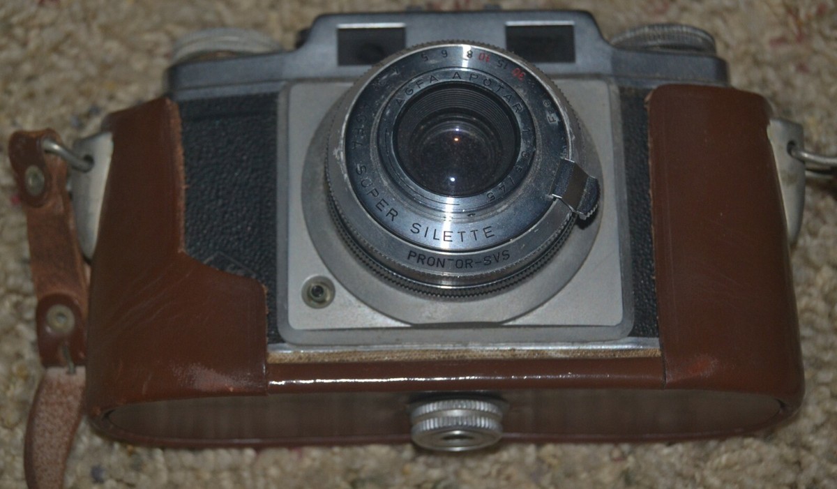 Agfa Super Silette Apotar 1:3.5/45 Prontor SVS w/ Case | eBay