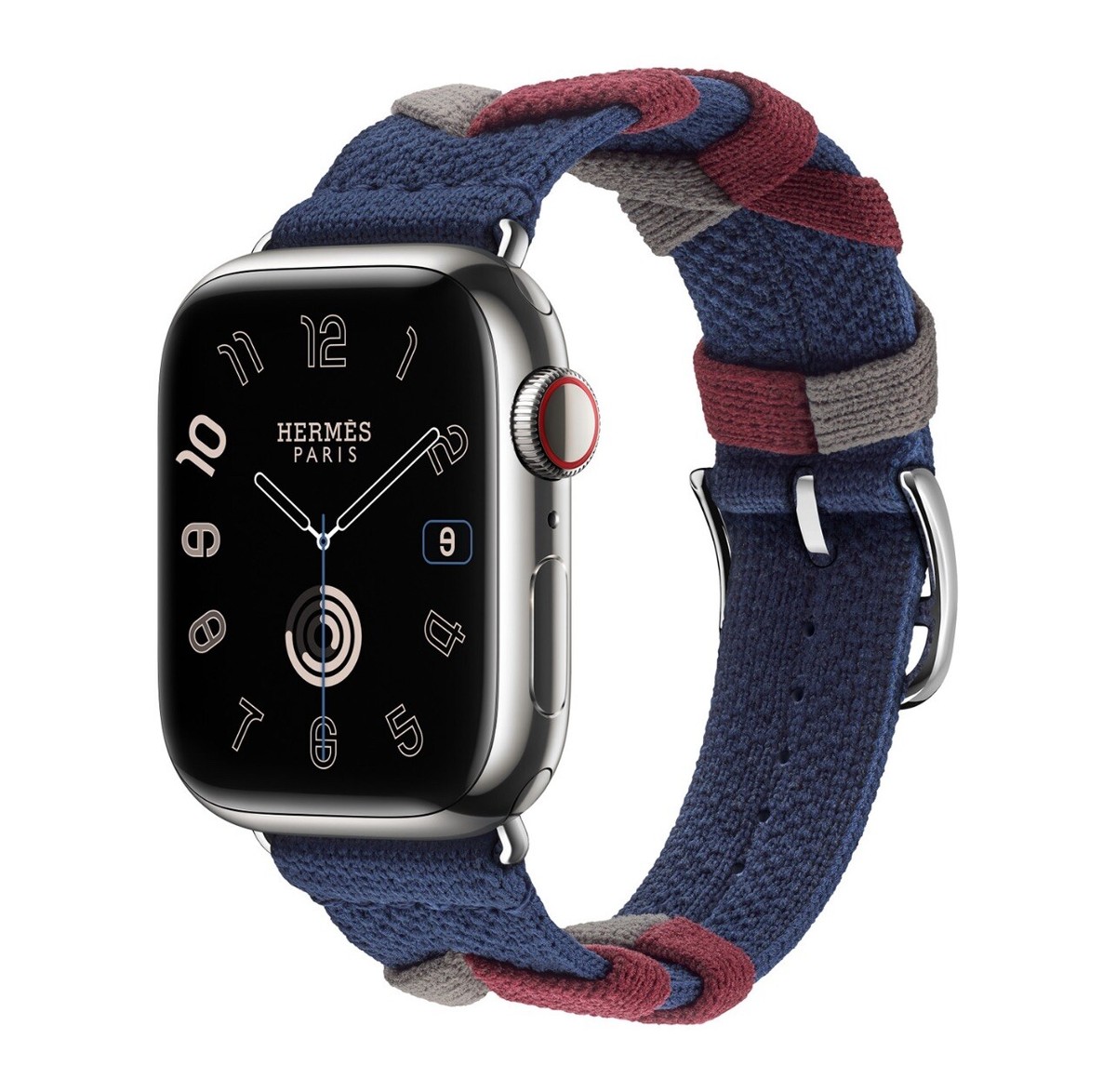 未開封 Apple Watch HERMES バンド 黒/青 40mm 41mm Space Black Series 6 case & Band Apple Watch Hermes Single Tour 40